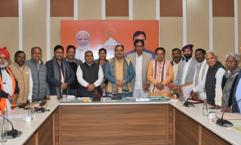 Jodhpur and Udaipur divisions With CM Bhajanlal Sharma