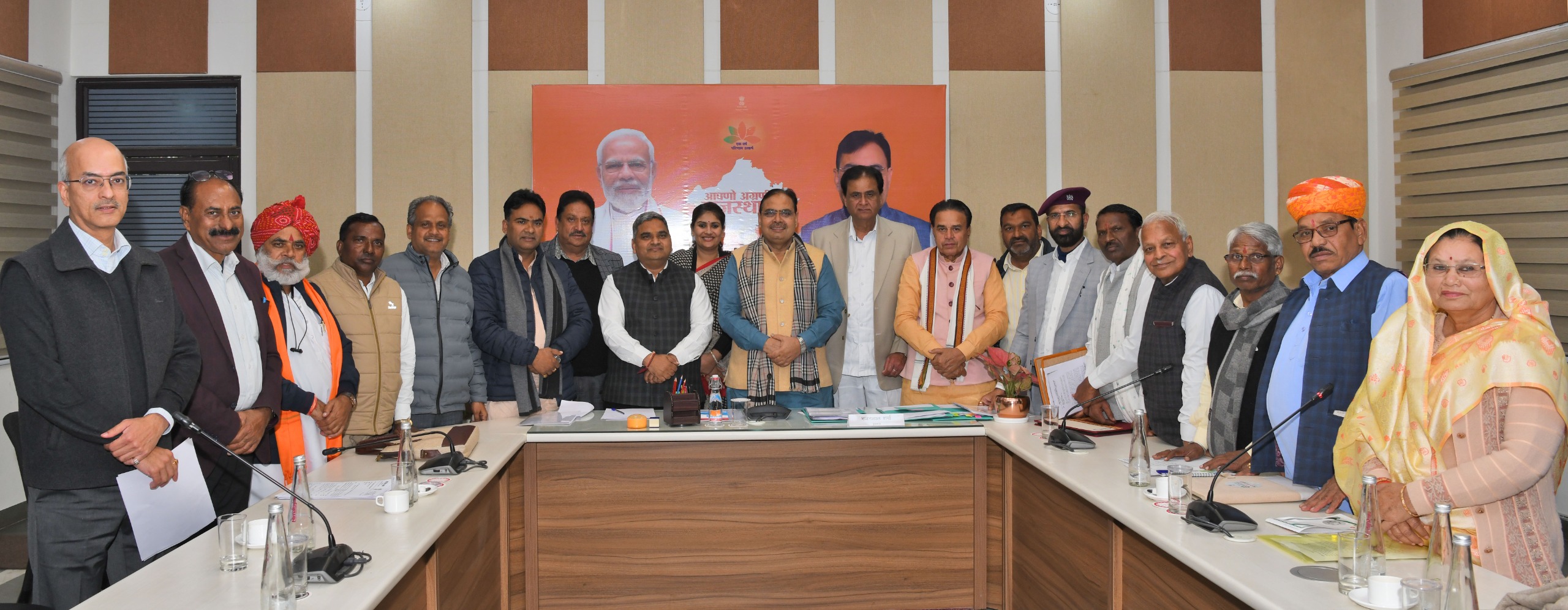 Jodhpur and Udaipur divisions With CM Bhajanlal Sharma