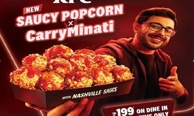 KFC India और CarryMinati's