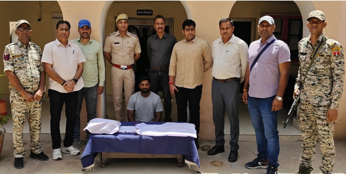 एक लाख रूपये का ईनामी गैंगस्टर राजवीर उर्फ लारा हरियाणा से गिरफ्तार