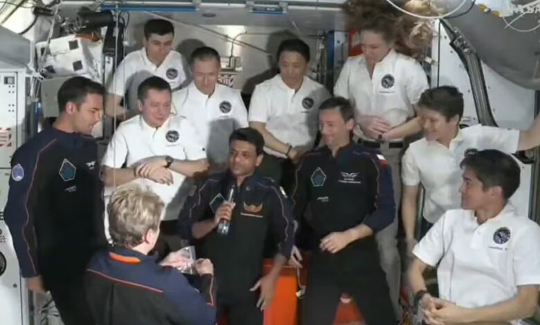 Shubhanshu Shukla's return from space