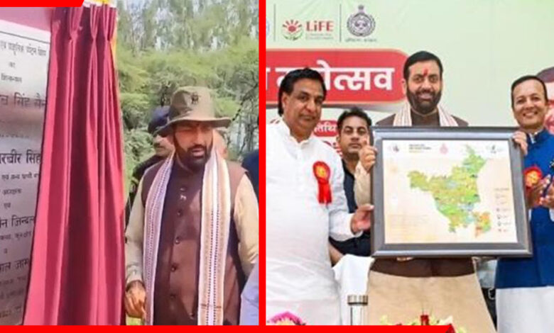 मुख्यमंत्री नायब सैनी ने किया जंगल सफारी का शिलान्यास