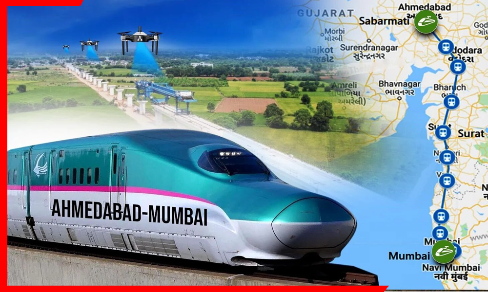 508KM सिर्फ 2 घंटे में! भारत की पहली बुलेट ट्रेन का खुलासा, जानिए 12 स्टेशनों की पूरी डिटेल