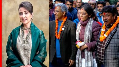 Manisha Koirala raises questions on Nepal politics