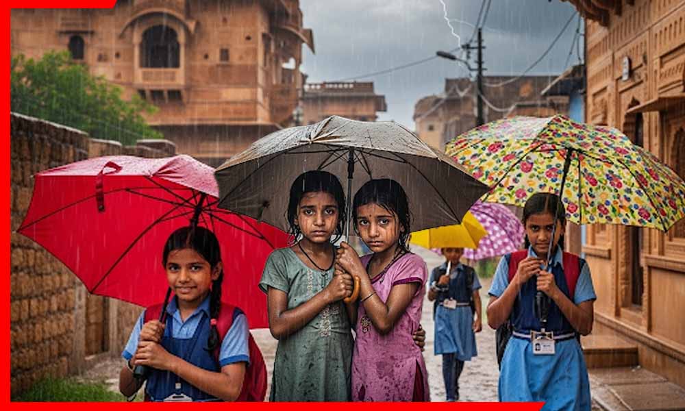 48 घंटे में मचेगा बारिश का कहर! राजस्थान के कई जिलों में स्कूल बंद, बाढ़ जैसे हालात की चेतावनी