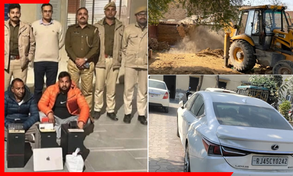 ऑपरेशन फ्रीज का महावार: श्रीगंगानगर में साइबर ठगों और हिस्ट्रीशीटर पर डबल अटैक! ₹2000 करोड़ के फ्रॉड और ₹60 लाख की अवैध संपत्ति पर बड़ी कार्रवाई