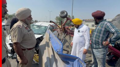 कैबिनेट मंत्री हरभजन सिंह ETO के काफिले के साथ बड़ा हादसा