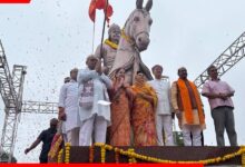 रामगंजमंडी में महाराणा प्रताप की अश्वारूढ़ प्रतिमा का अनावरण
