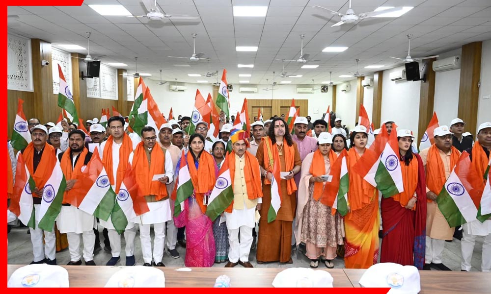 जयपुर में गूंजा “वंदे मातरम्” — भाजपा कार्यालय में देशभक्ति का जोश, मदन राठौड़ ने दिया बड़ा संदेश