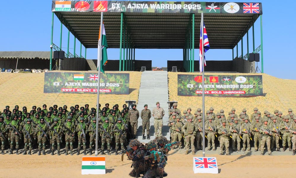 रेगिस्तान में क्या हुआ जब भारत-UK के 240 कमांडो आमने-सामने उतरे? AJEYA WARRIOR-25 सफलतापूर्वक सम्पन्न