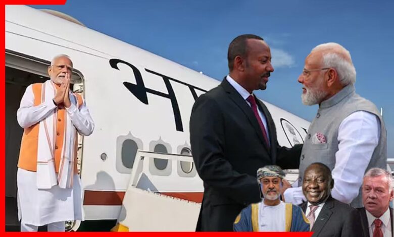PM Modi Ethiopia Oman diplomatic visit