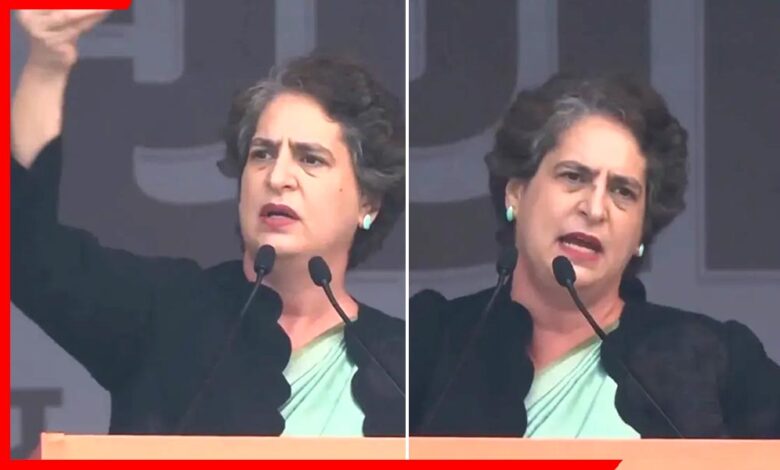 रामलीला मैदान से प्रियंका गांधी का BJP को खुला चैलेंज