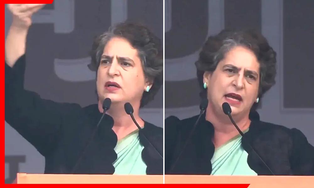 रामलीला मैदान से प्रियंका गांधी का BJP को खुला चैलेंज, बोलीं – निष्पक्ष चुनाव करा लो, जीत नहीं पाओगे