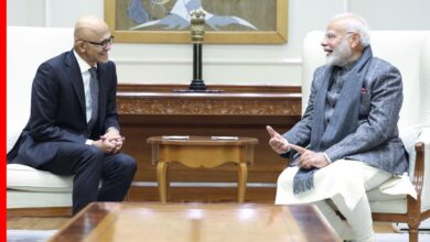 सत्या नडेला और पीएम मोदी