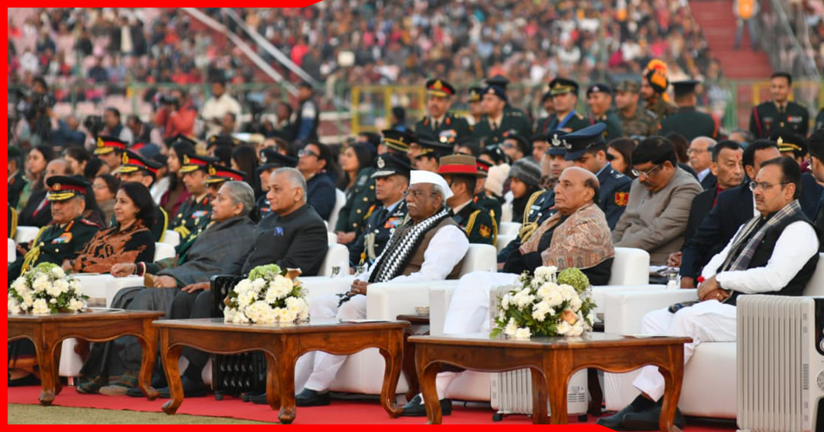 78वां सेना दिवस: जयपुर में शौर्य संध्या, राजनाथ सिंह का ऐलान—“आतंकी सोच के खात्मे तक ऑपरेशन सिंदूर जारी रहेगा”