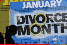 Divorce Month January,
