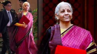 Nirmala Sitharaman Budget Saree