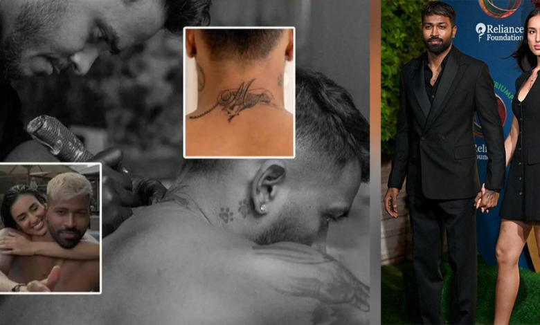 Hardik Pandya Valentine tattoo