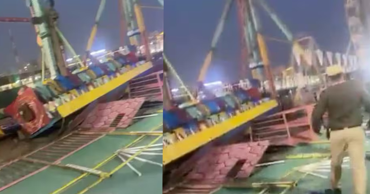 सूरजकुंड मेले में दर्दनाक हादसा