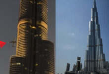 Burj Khalifa Plane Video