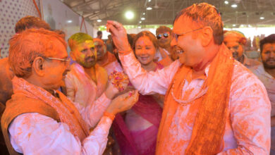 CM Residence Holi Celebration