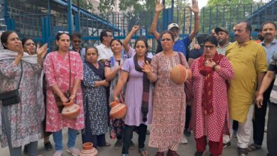Delhi Water Crisis Protest