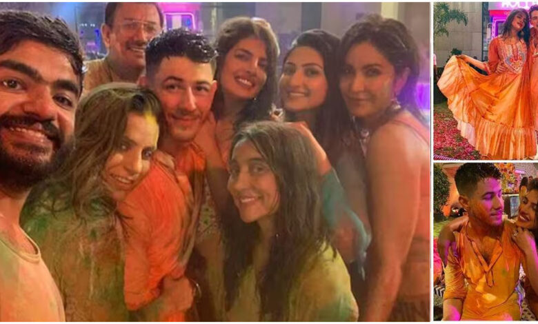 Nick Jonas Holi Post