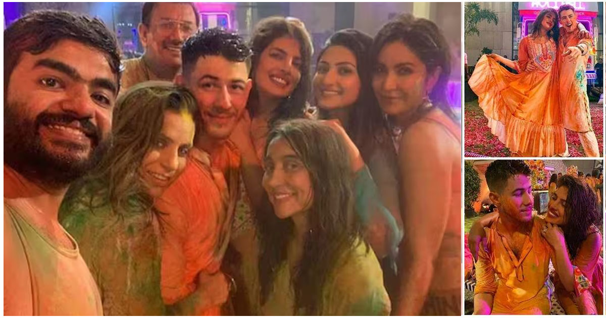 Nick Jonas Holi Post