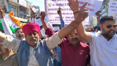 Sanganer colonies protest