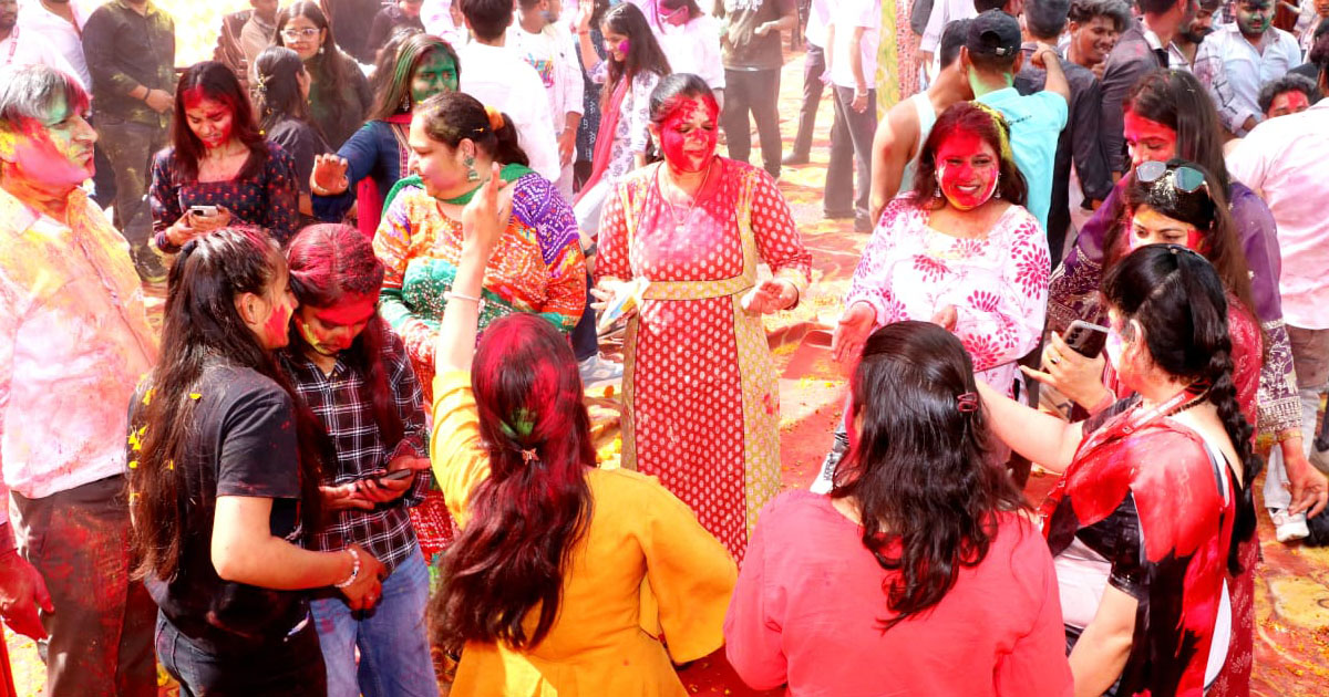 Sanskaram University Holi Celebration