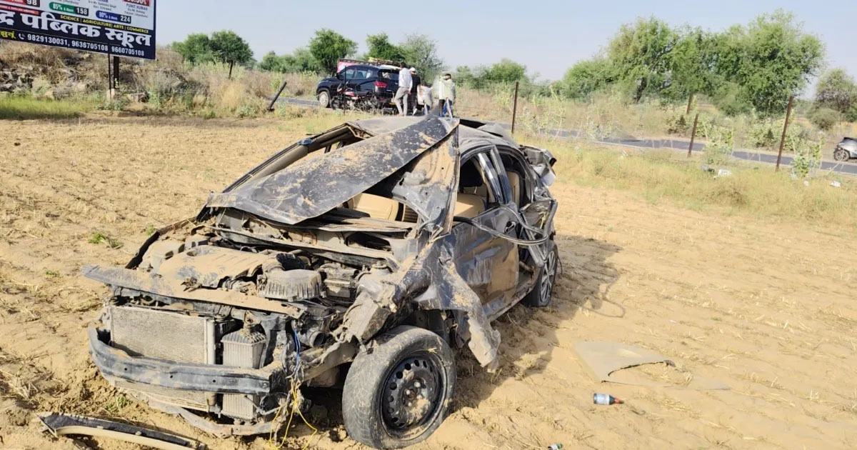 Jhunjhunu car accident