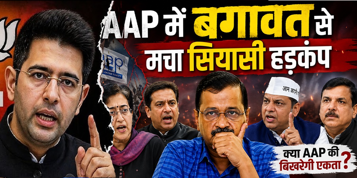 AAP Rajya Sabha MPs rebellion