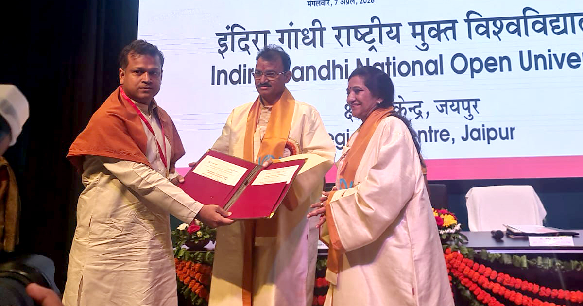 IGNOU Convocation Jaipur 2026