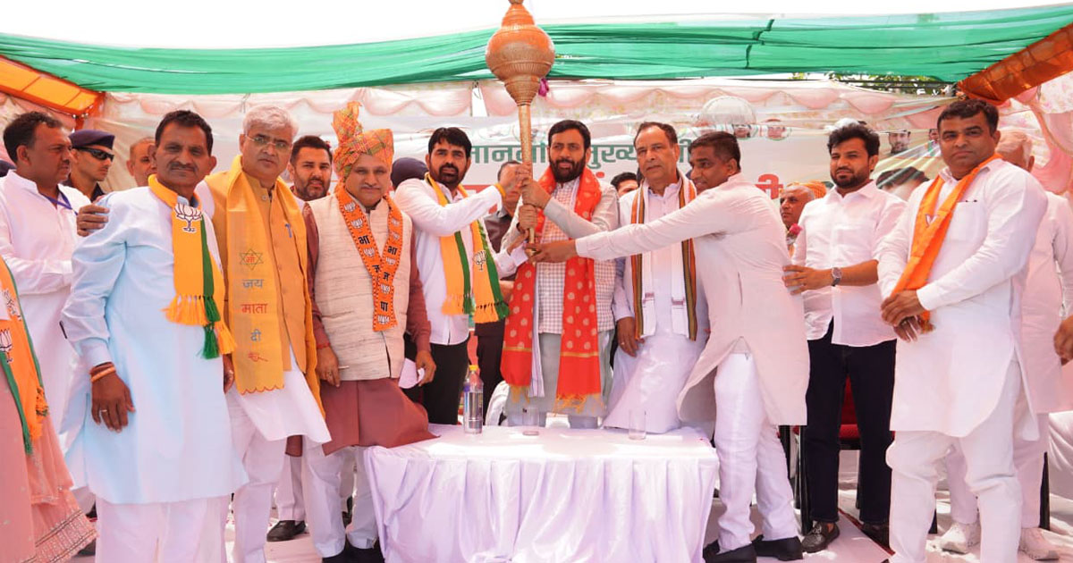 Sonipat civic elections BJP campaign